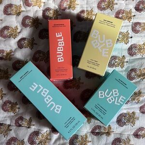 BNIB Bubble Skincare Set of 4